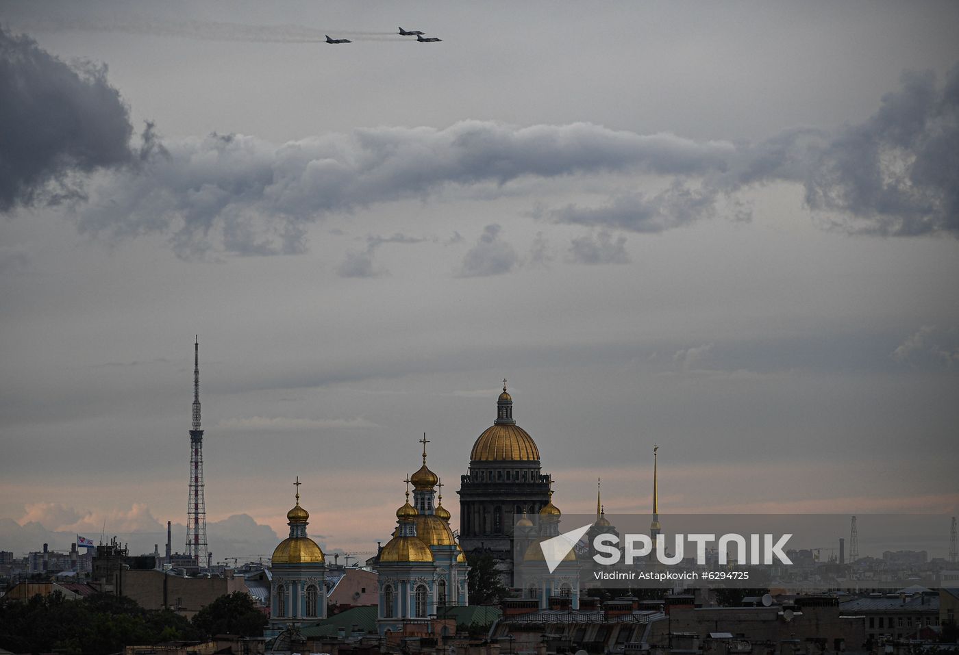 Russia Navy Day Parade Rehearsal