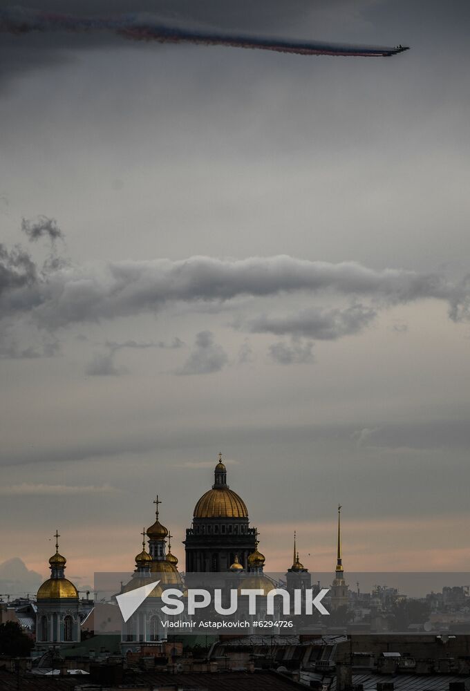 Russia Navy Day Parade Rehearsal