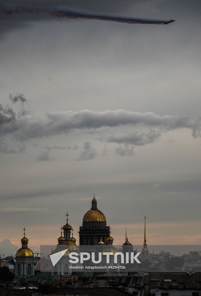 Russia Navy Day Parade Rehearsal 