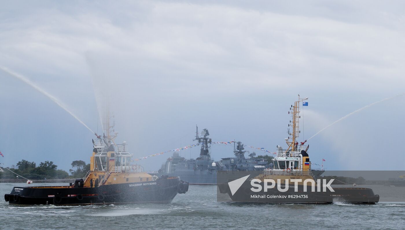 Russia Navy Day Parade Rehearsal