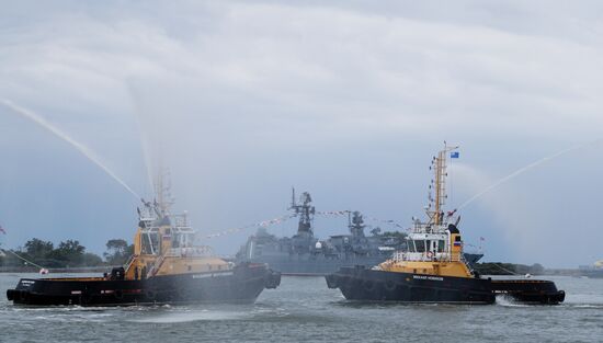 Russia Navy Day Parade Rehearsal 