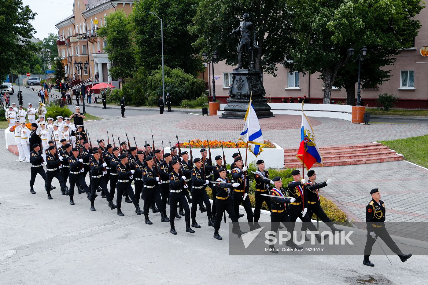Russia Navy Day Parade Rehearsal