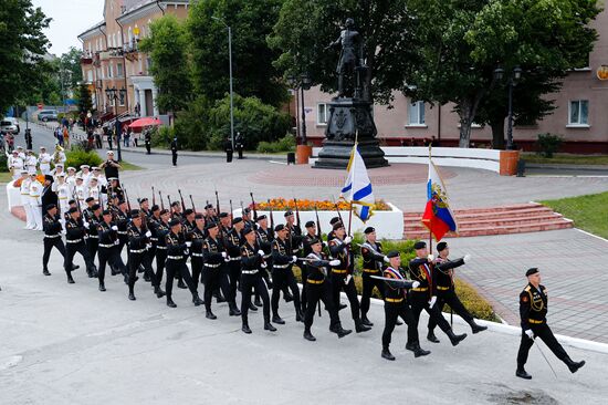 Russia Navy Day Parade Rehearsal 