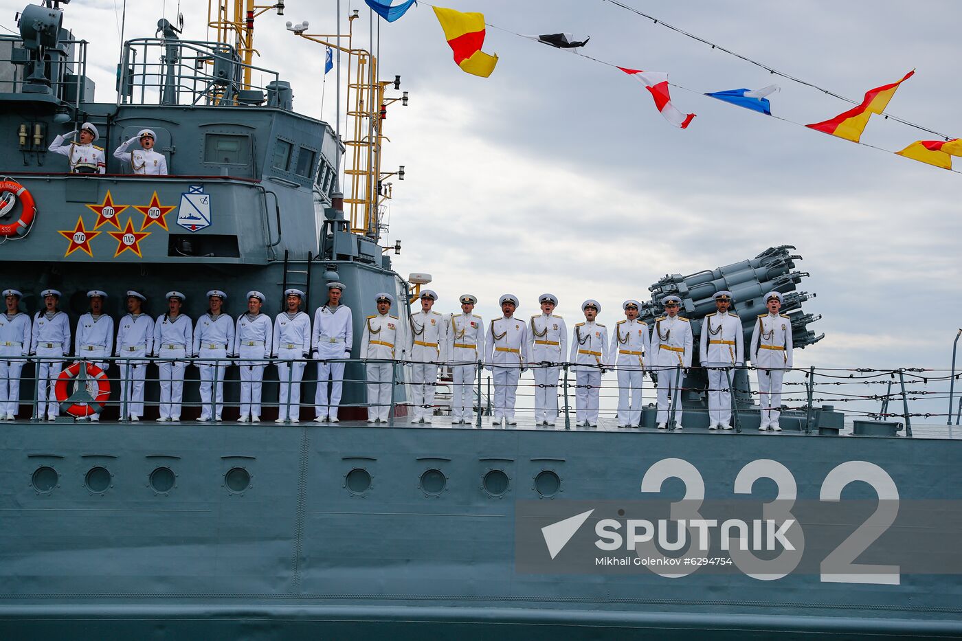Russia Navy Day Parade Rehearsal