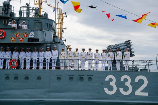 Russia Navy Day Parade Rehearsal 