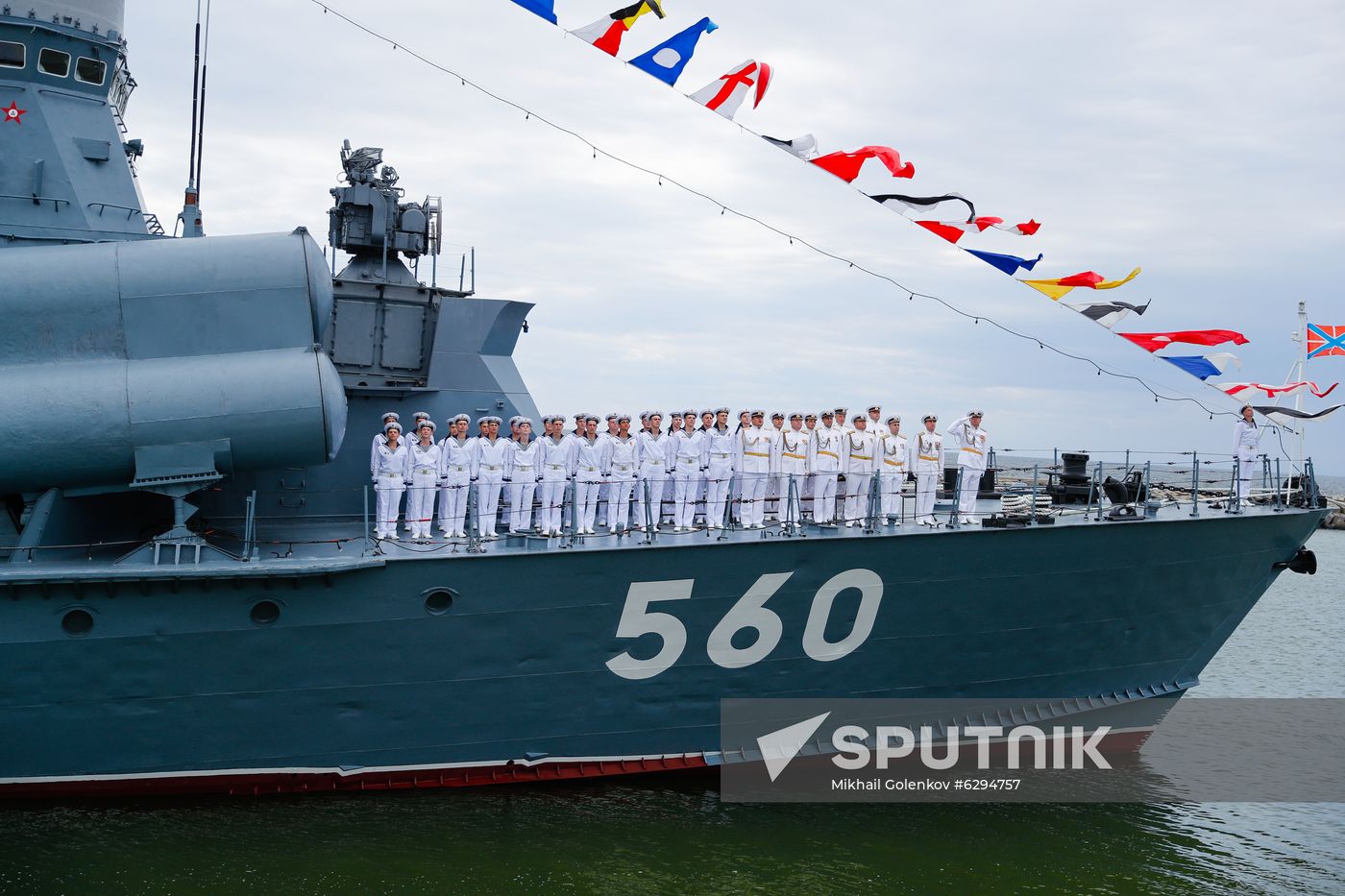 Russia Navy Day Parade Rehearsal