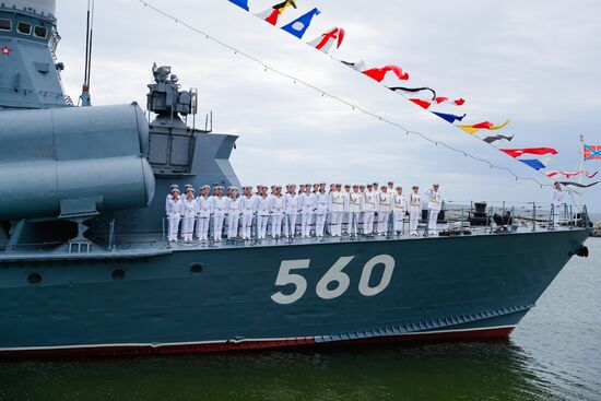 Russia Navy Day Parade Rehearsal 