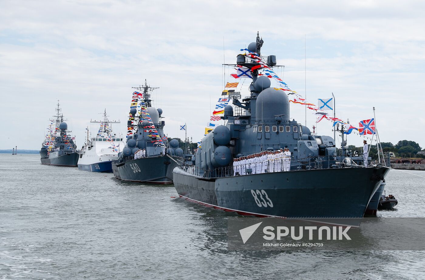 Russia Navy Day Parade Rehearsal