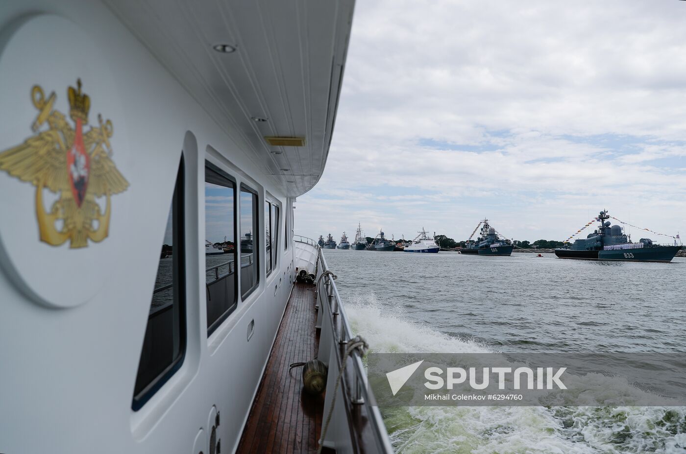 Russia Navy Day Parade Rehearsal