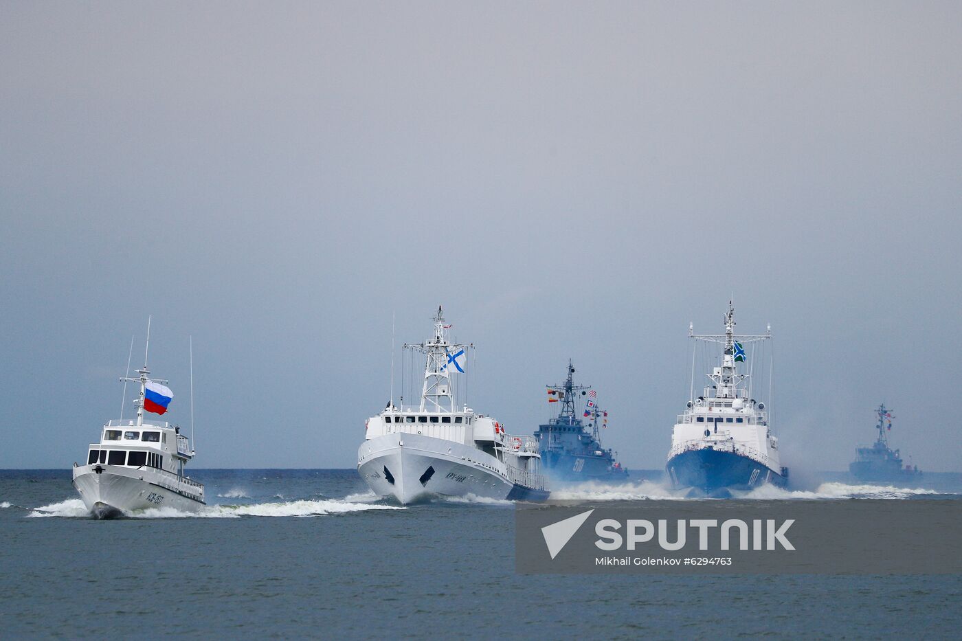 Russia Navy Day Parade Rehearsal