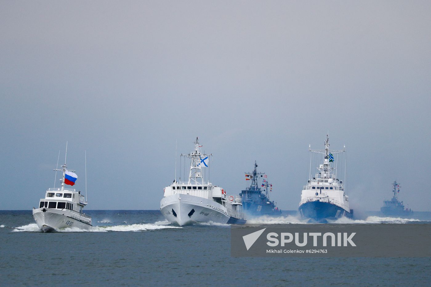 Russia Navy Day Parade Rehearsal