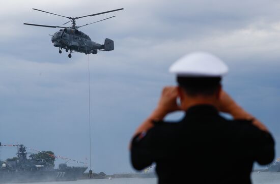 Russia Navy Day Parade Rehearsal 