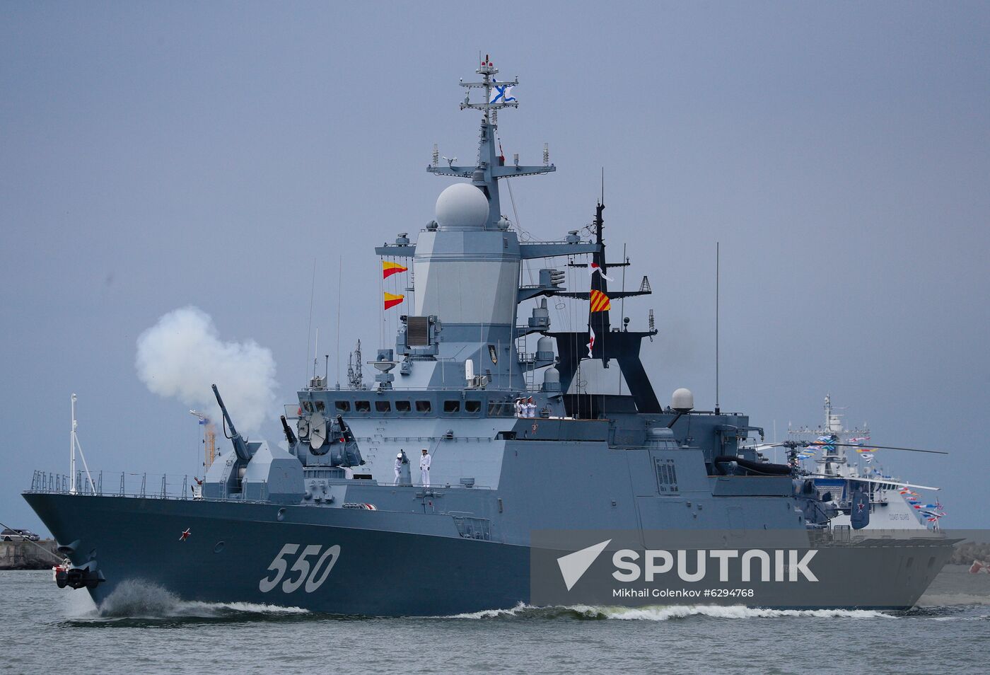 Russia Navy Day Parade Rehearsal