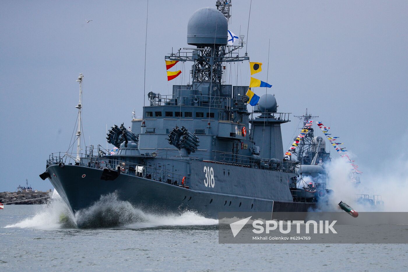 Russia Navy Day Parade Rehearsal