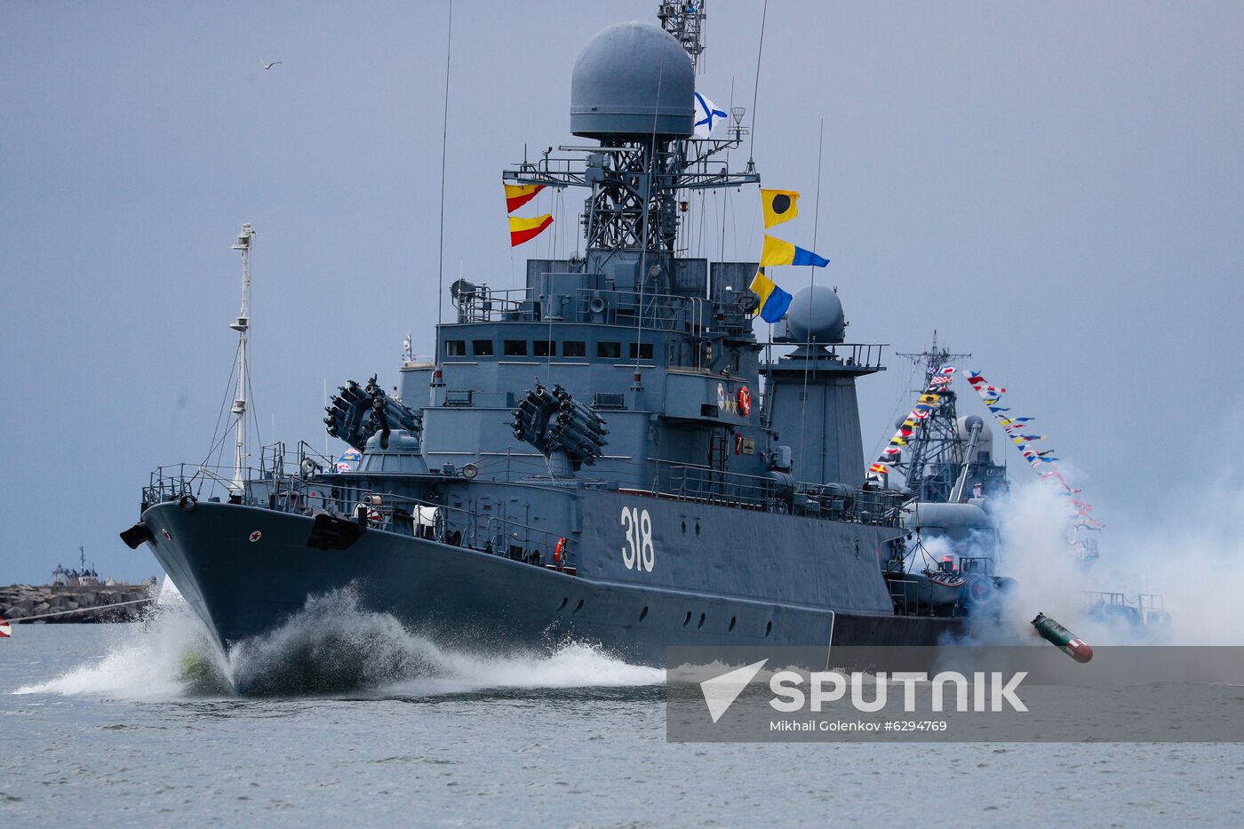 Russia Navy Day Parade Rehearsal 