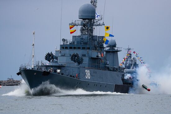 Russia Navy Day Parade Rehearsal 