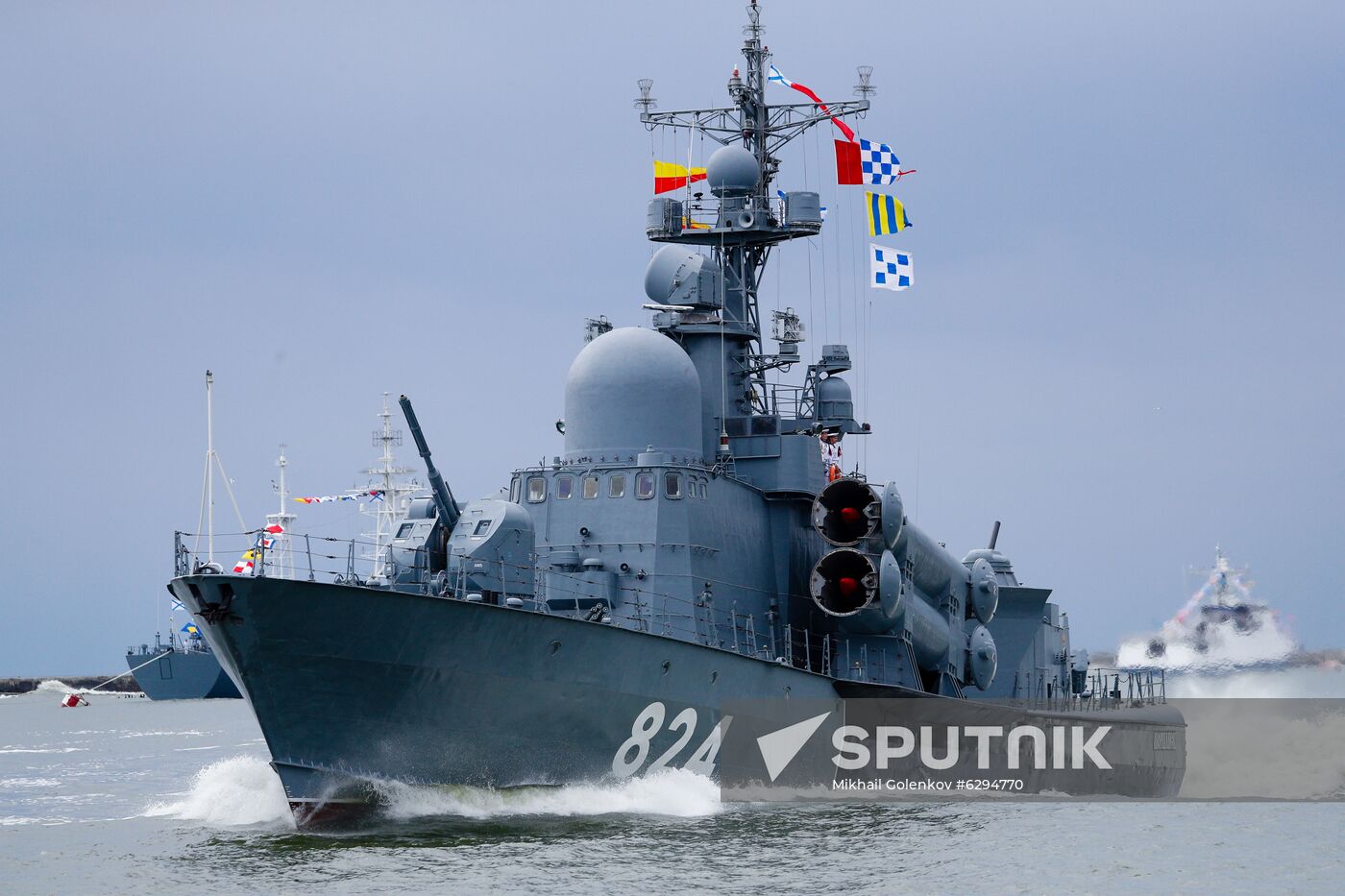 Russia Navy Day Parade Rehearsal