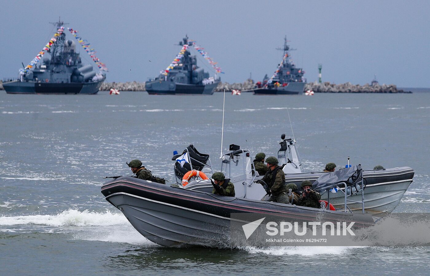Russia Navy Day Parade Rehearsal 