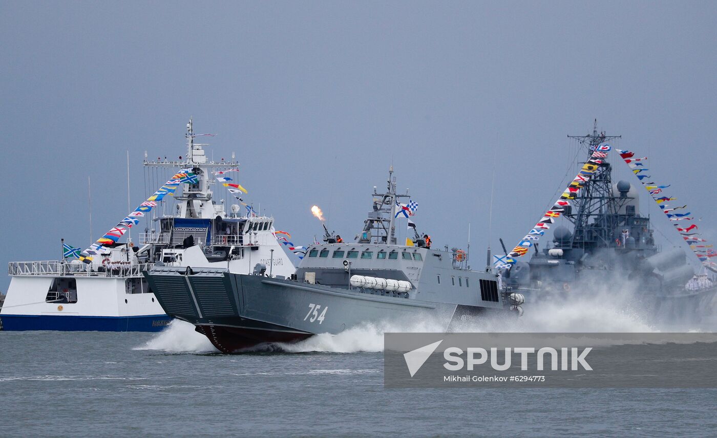 Russia Navy Day Parade Rehearsal