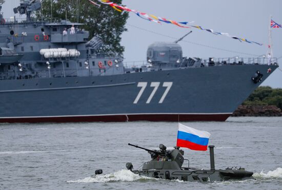 Russia Navy Day Parade Rehearsal 