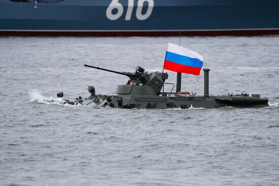 Russia Navy Day Parade Rehearsal 