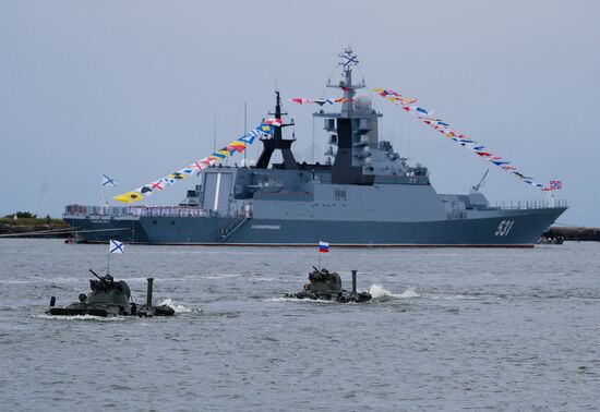 Russia Navy Day Parade Rehearsal 