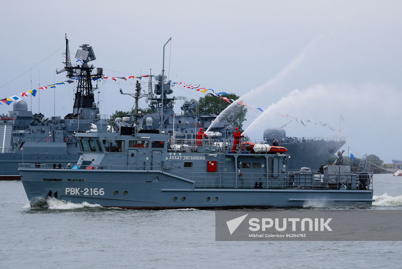 Russia Navy Day Parade Rehearsal