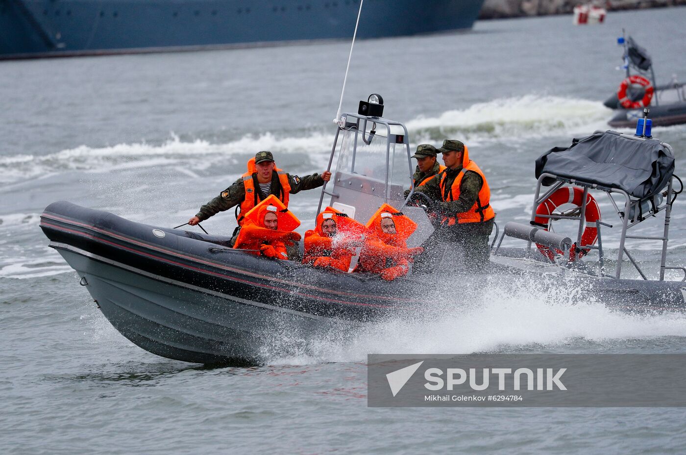 Russia Navy Day Parade Rehearsal 