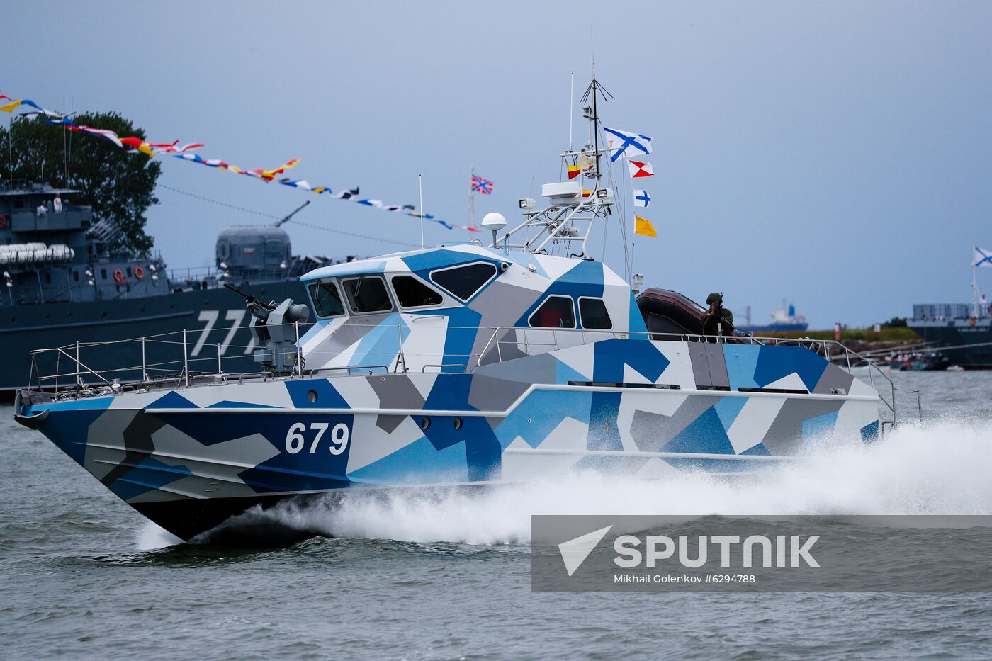 Russia Navy Day Parade Rehearsal 