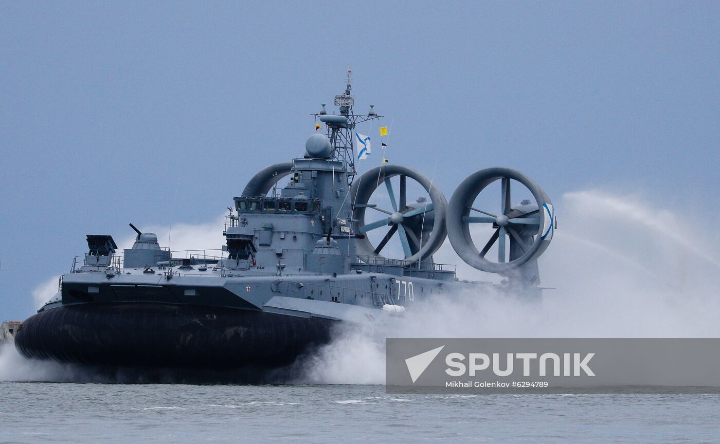 Russia Navy Day Parade Rehearsal
