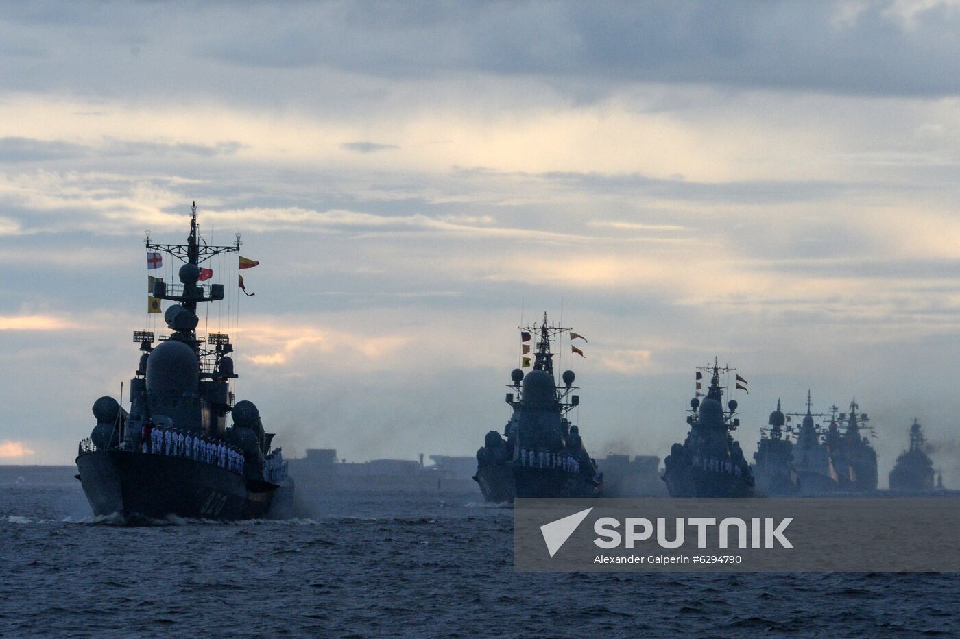Russia Navy Day Parade Rehearsal