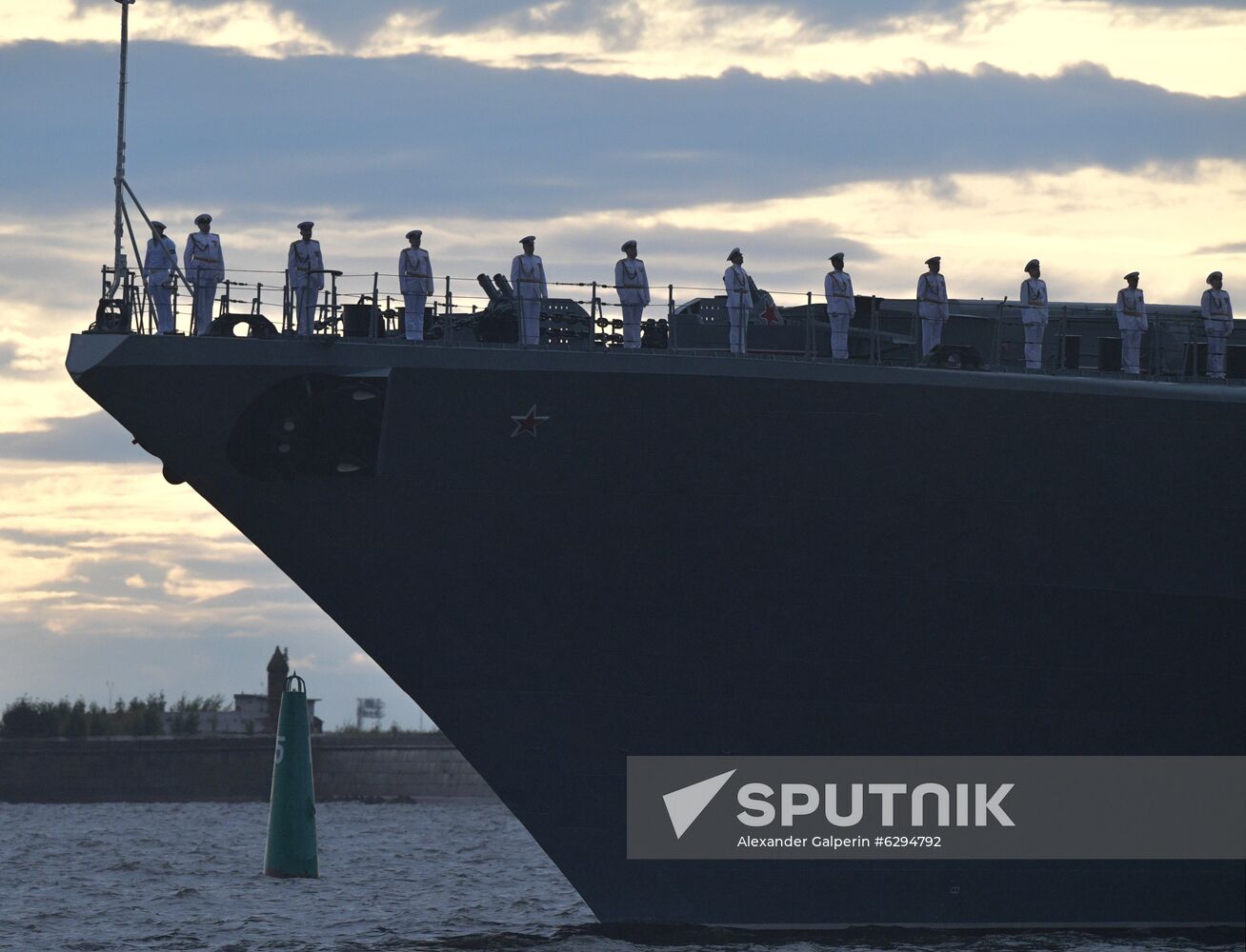 Russia Navy Day Parade Rehearsal