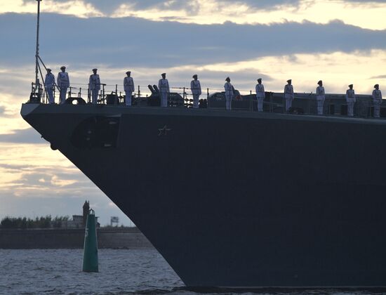 Russia Navy Day Parade Rehearsal 