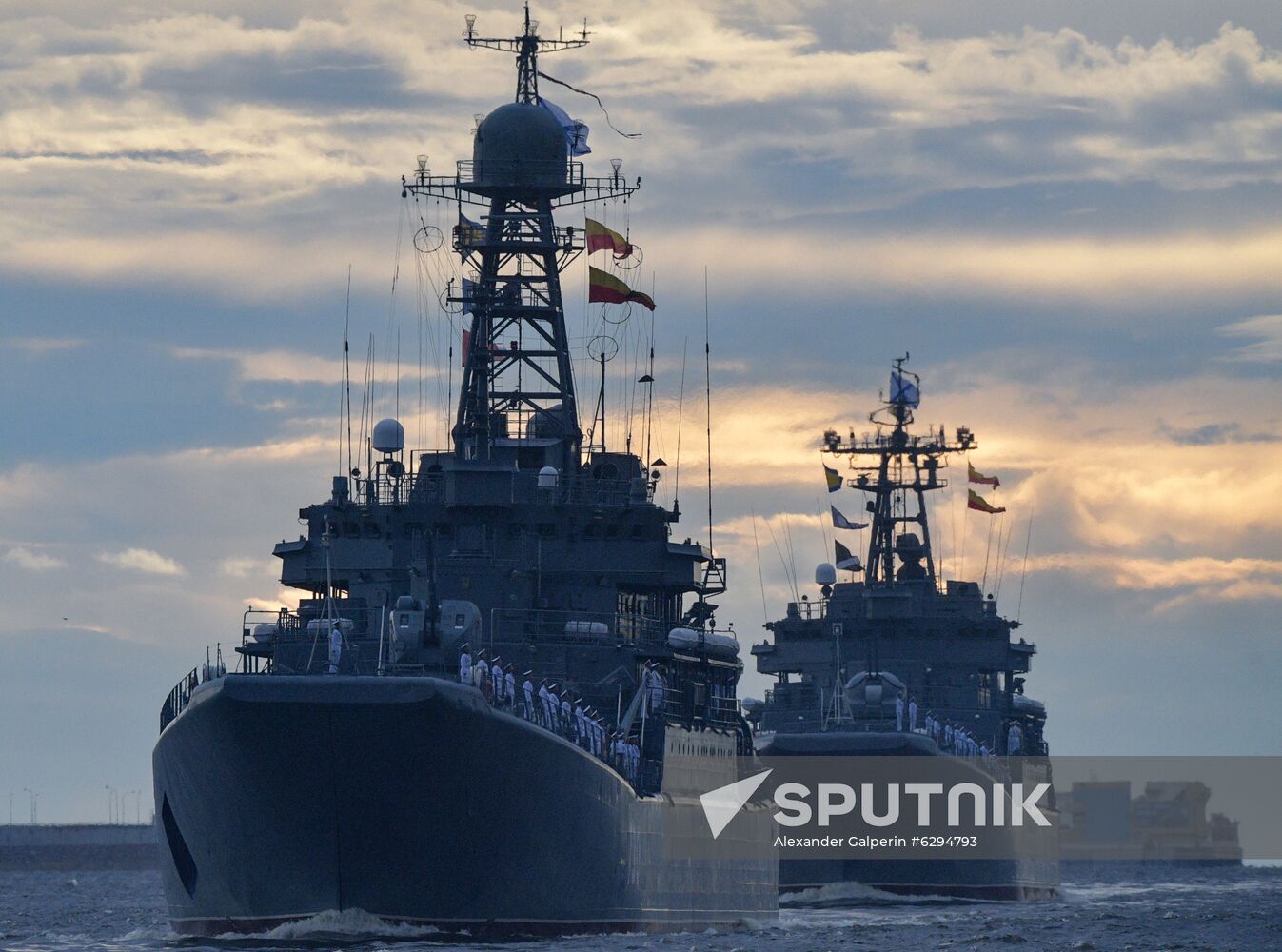 Russia Navy Day Parade Rehearsal 