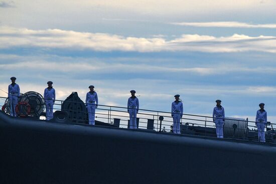 Russia Navy Day Parade Rehearsal 
