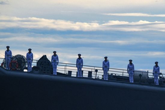 Russia Navy Day Parade Rehearsal 