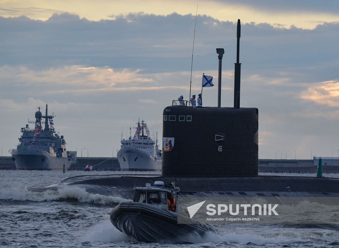 Russia Navy Day Parade Rehearsal