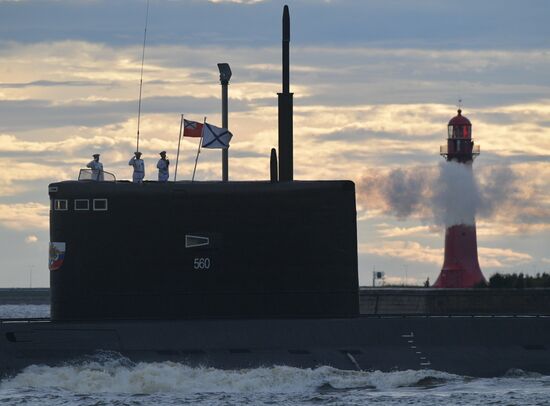 Russia Navy Day Parade Rehearsal 