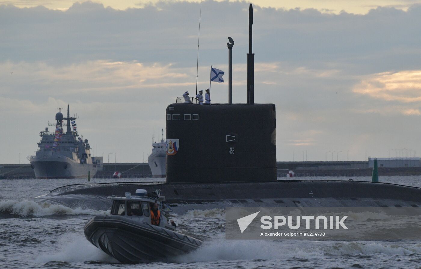 Russia Navy Day Parade Rehearsal 