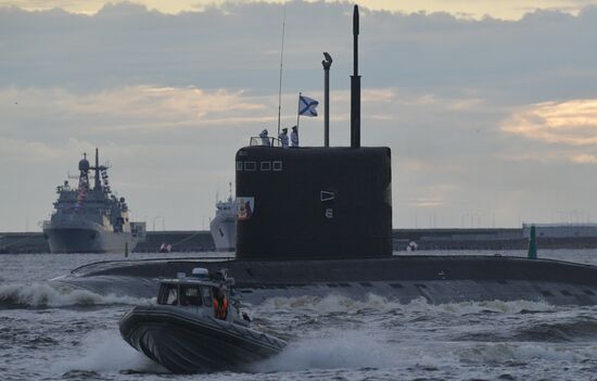 Russia Navy Day Parade Rehearsal 