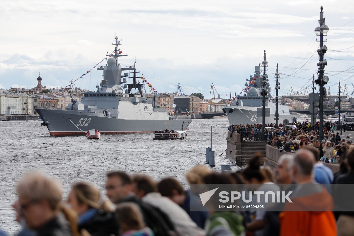 Russia Navy Day Parade Rehearsal