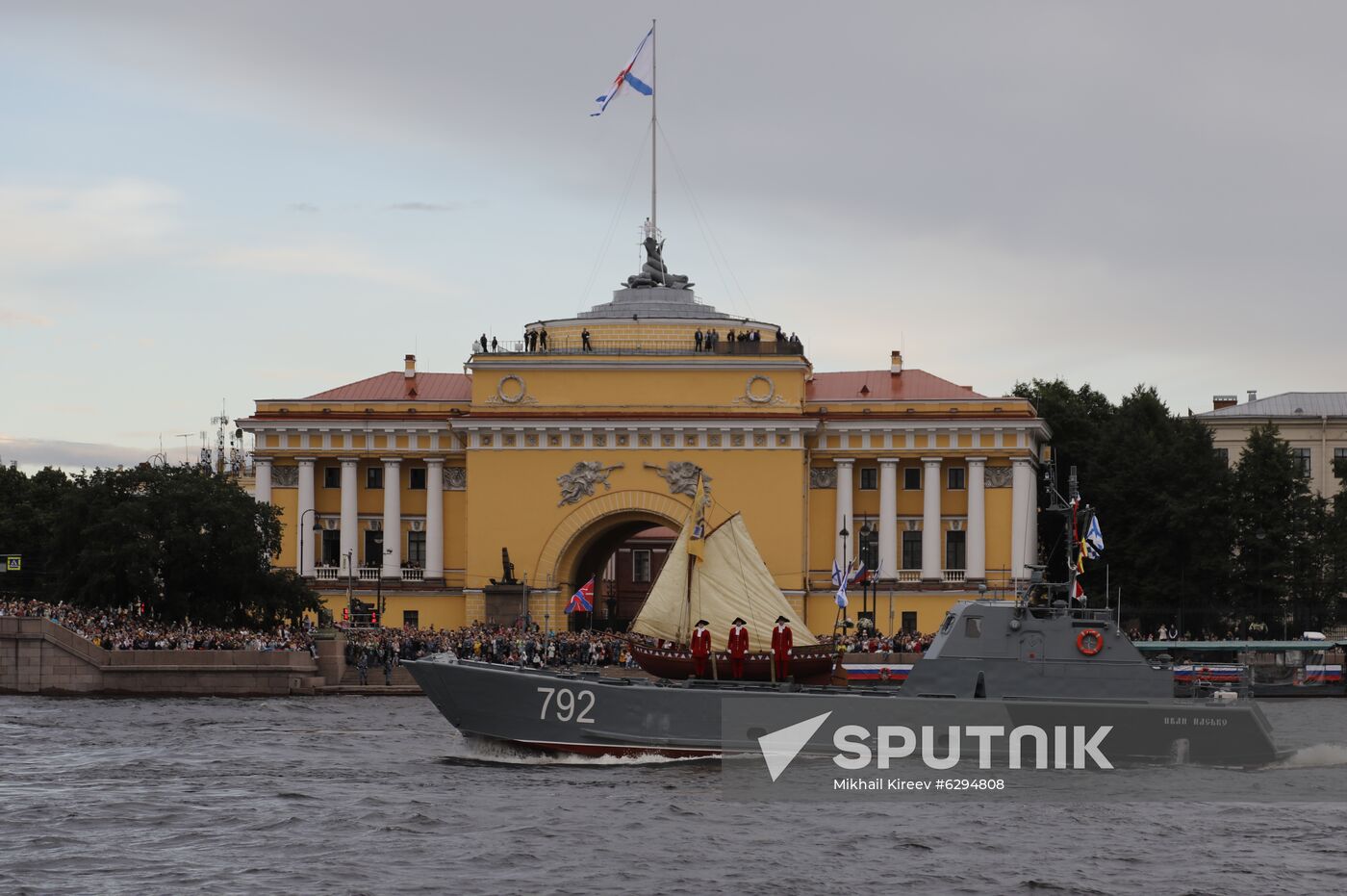 Russia Navy Day Parade Rehearsal