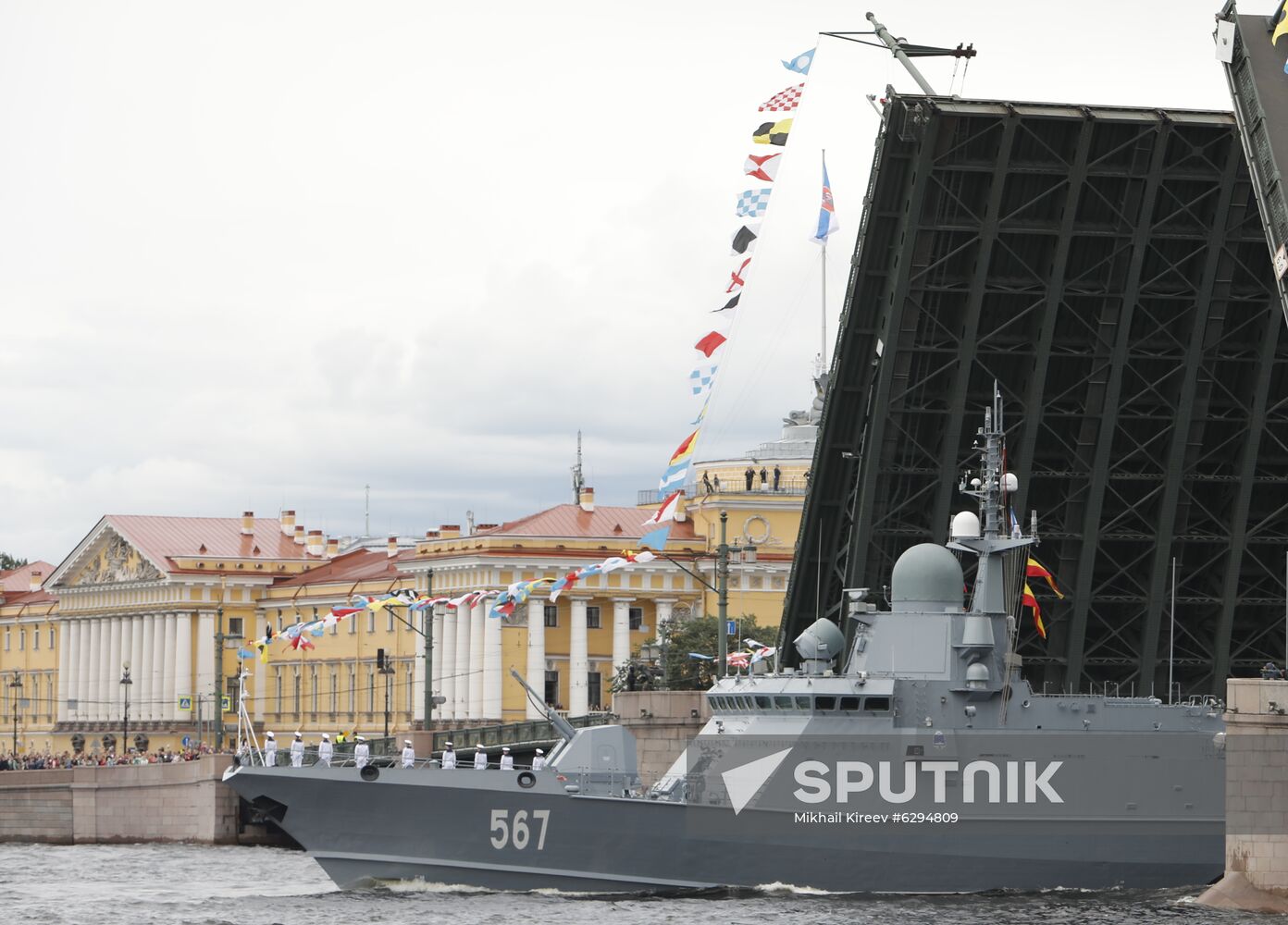 Russia Navy Day Parade Rehearsal
