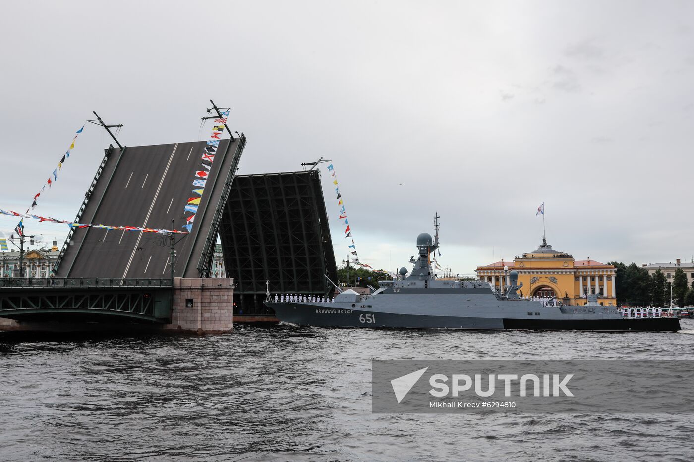 Russia Navy Day Parade Rehearsal