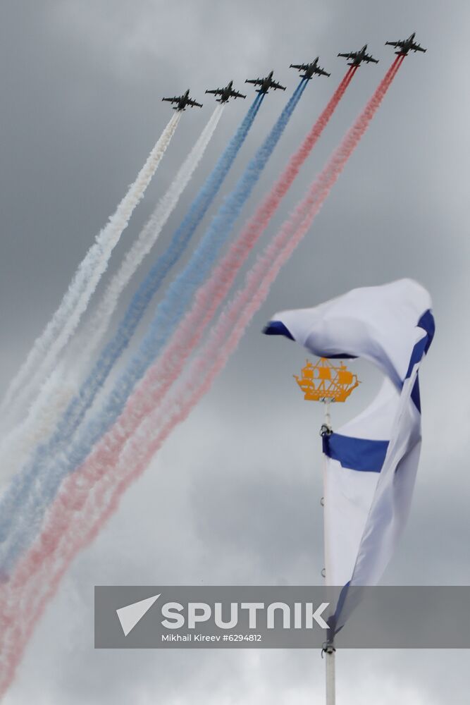 Russia Navy Day Parade Rehearsal 
