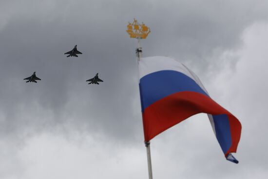 Russia Navy Day Parade Rehearsal 