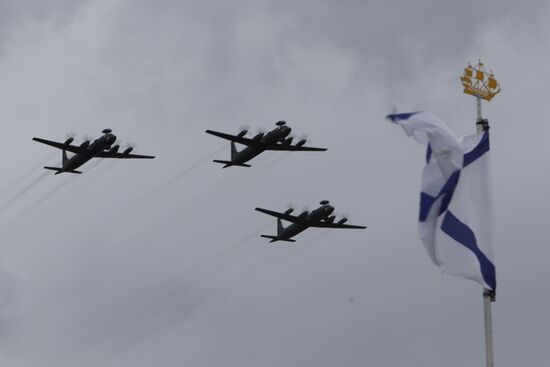 Russia Navy Day Parade Rehearsal 