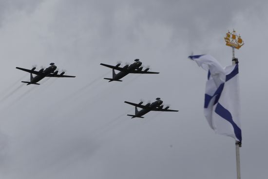 Russia Navy Day Parade Rehearsal 