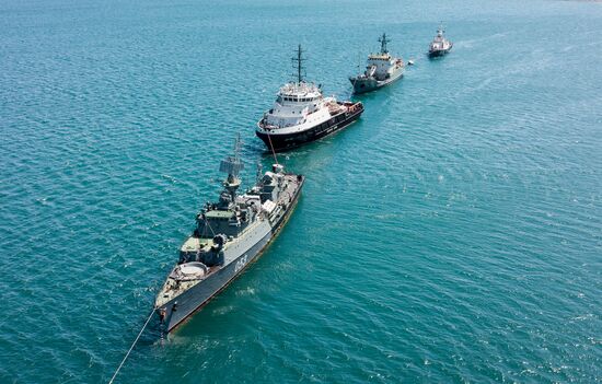 Russia Navy Day Parade Rehearsal 