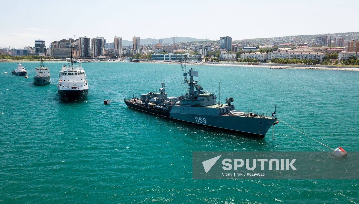 Russia Navy Day Parade Rehearsal